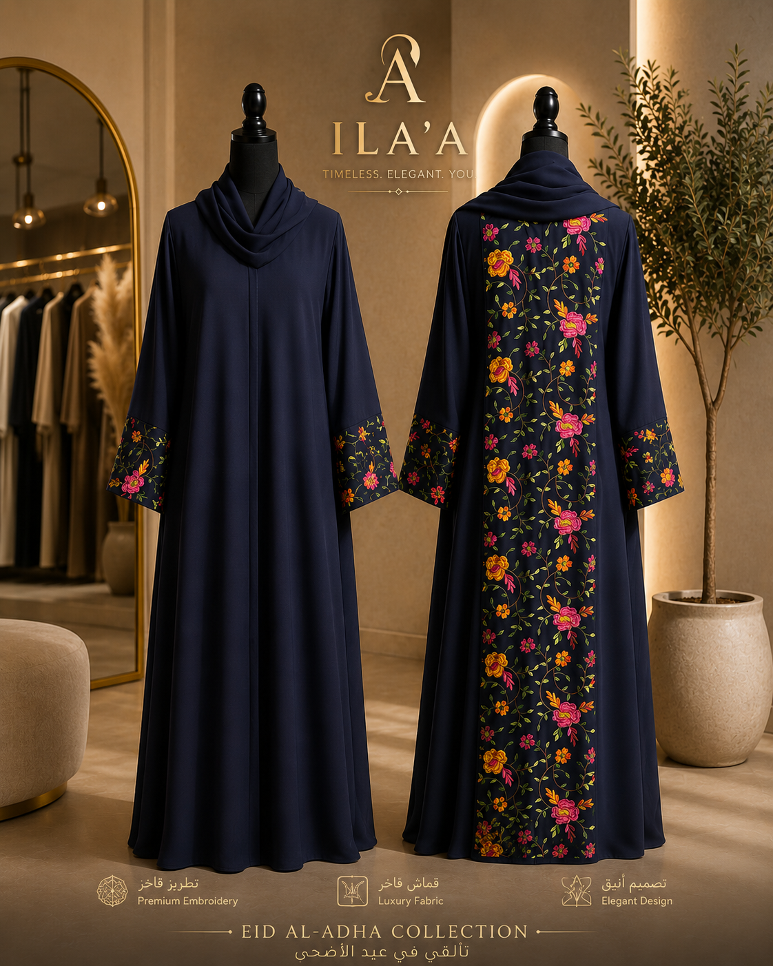 Midnight Garden Abaya