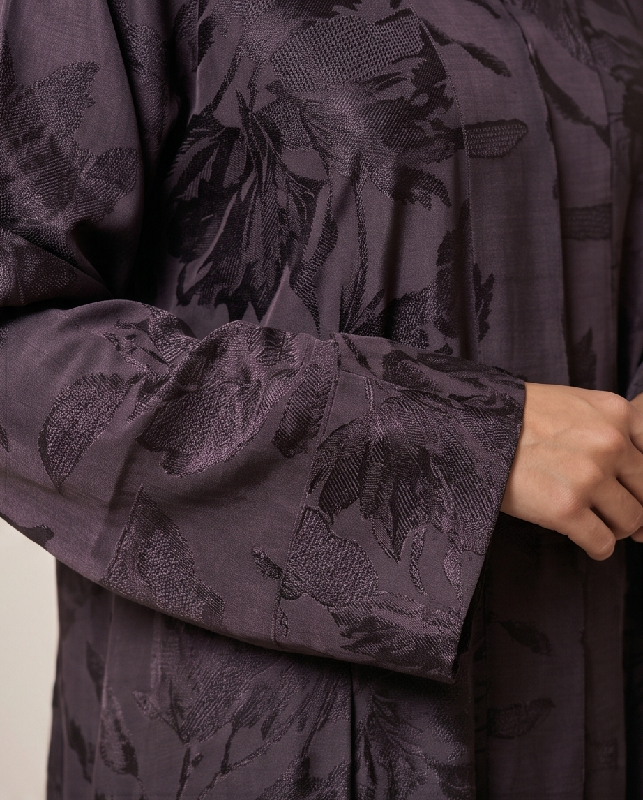 Amethyst Bloom Abaya