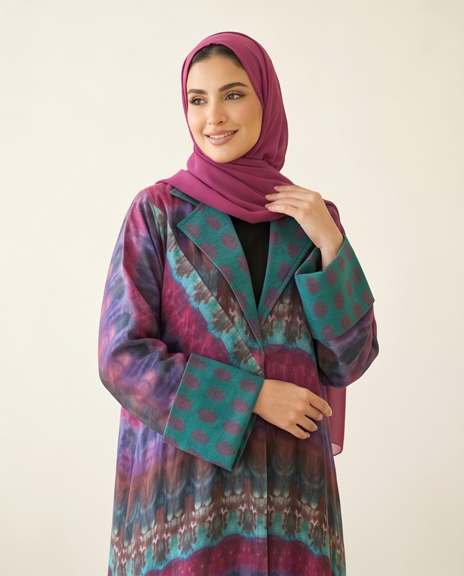 Berry Mirage Abaya