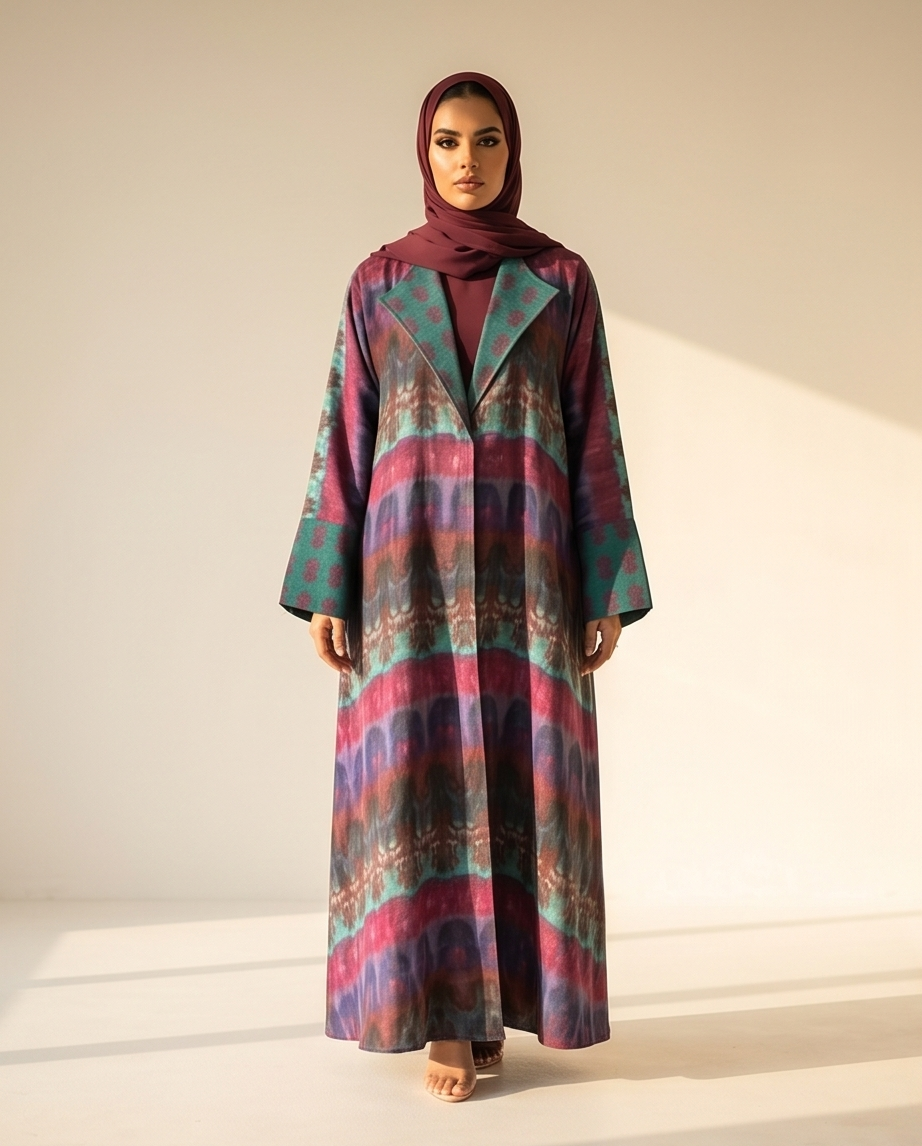 Berry Mirage Abaya