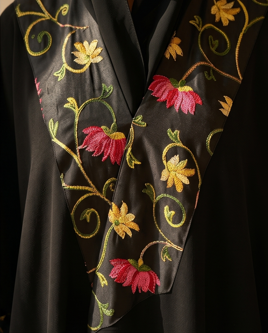 Bloom Noir Abaya