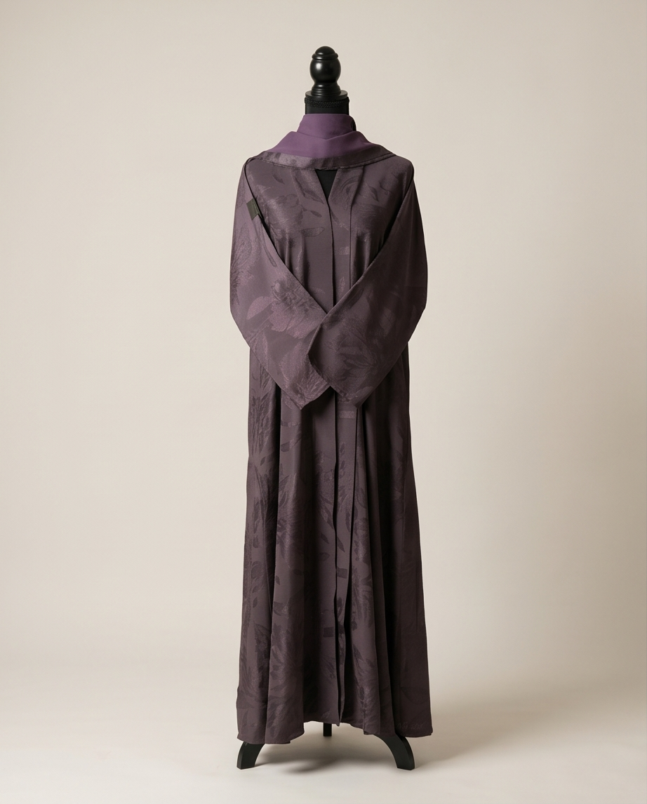 Amethyst Bloom Abaya