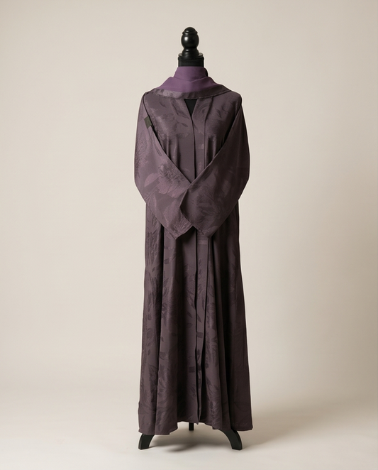 Amethyst Bloom Abaya
