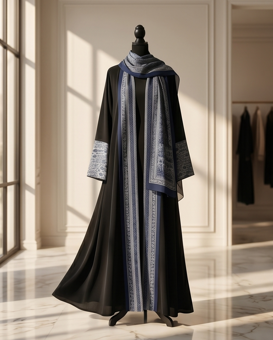 Sultana Noir Abaya
