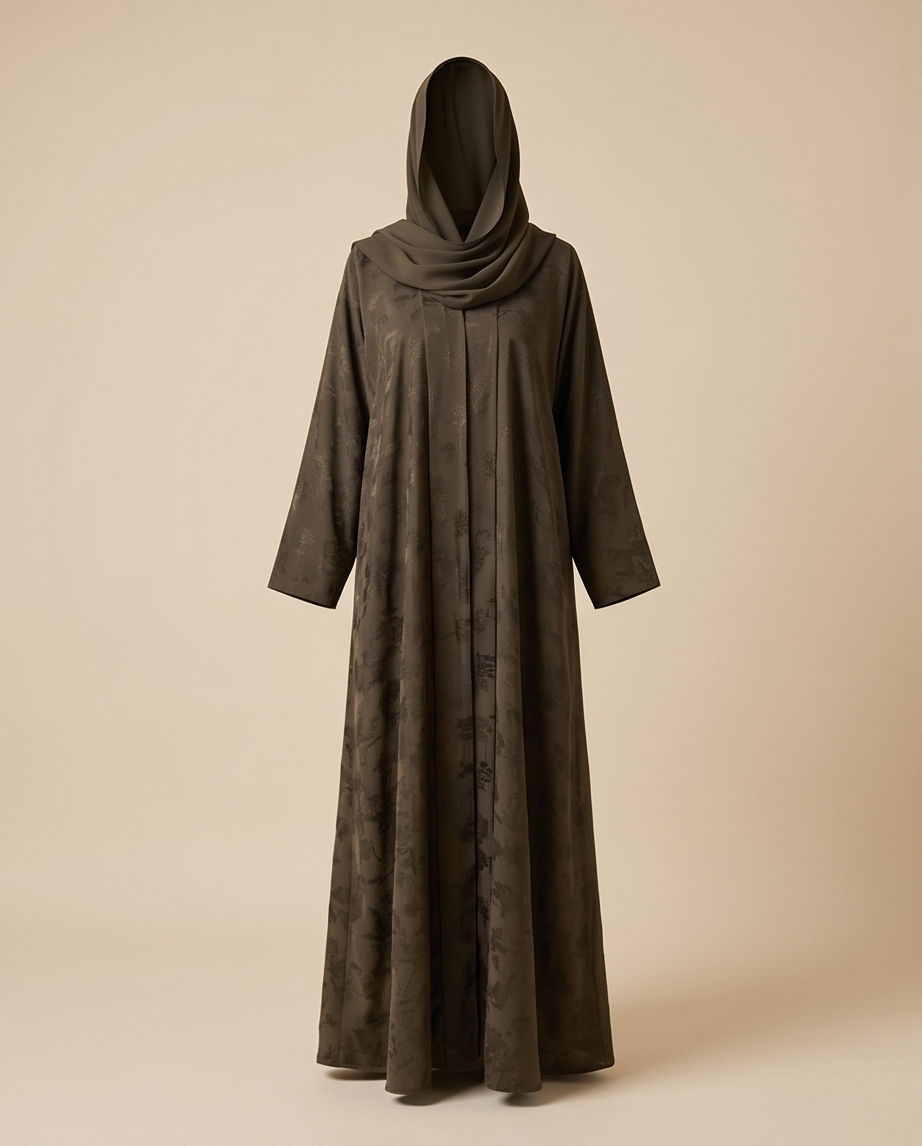 Olive Whisper Abaya
