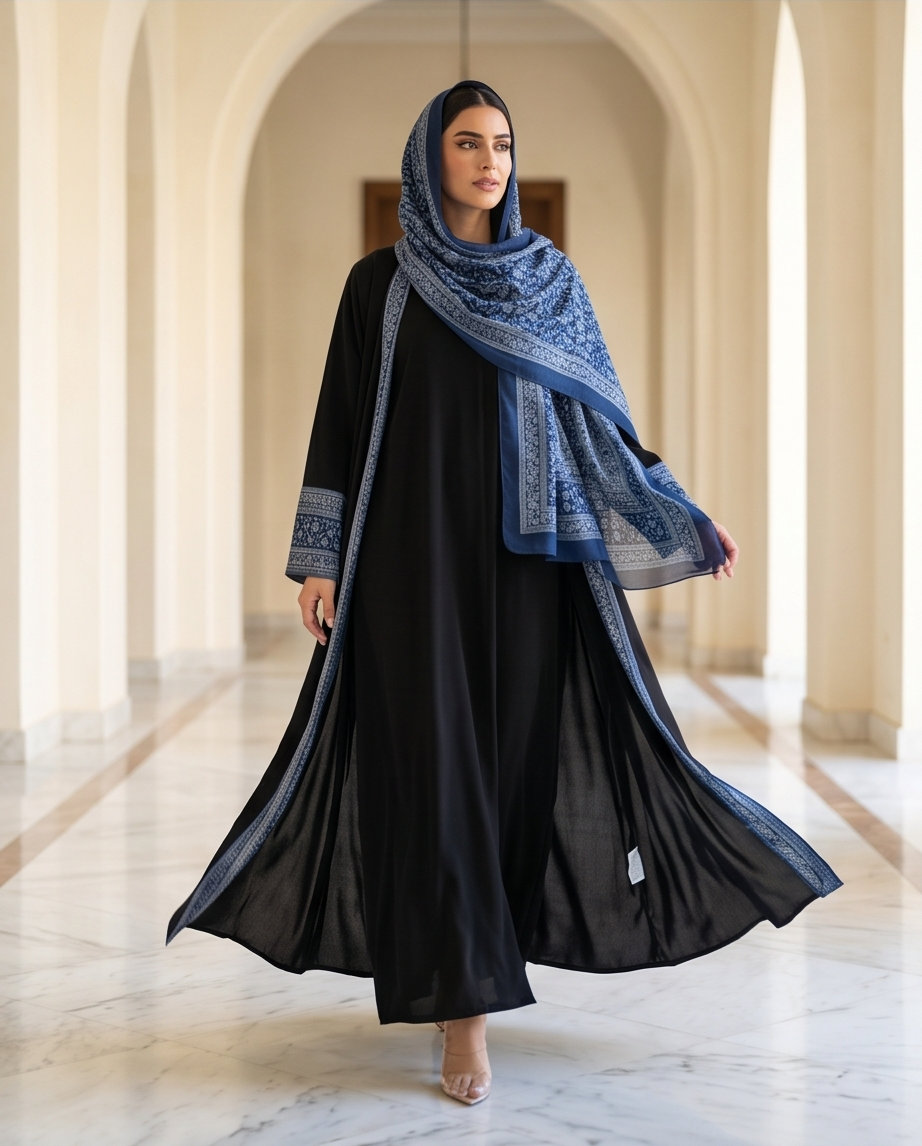 Sultana Noir Abaya