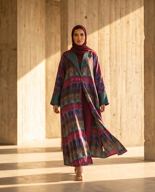 Berry Mirage Abaya
